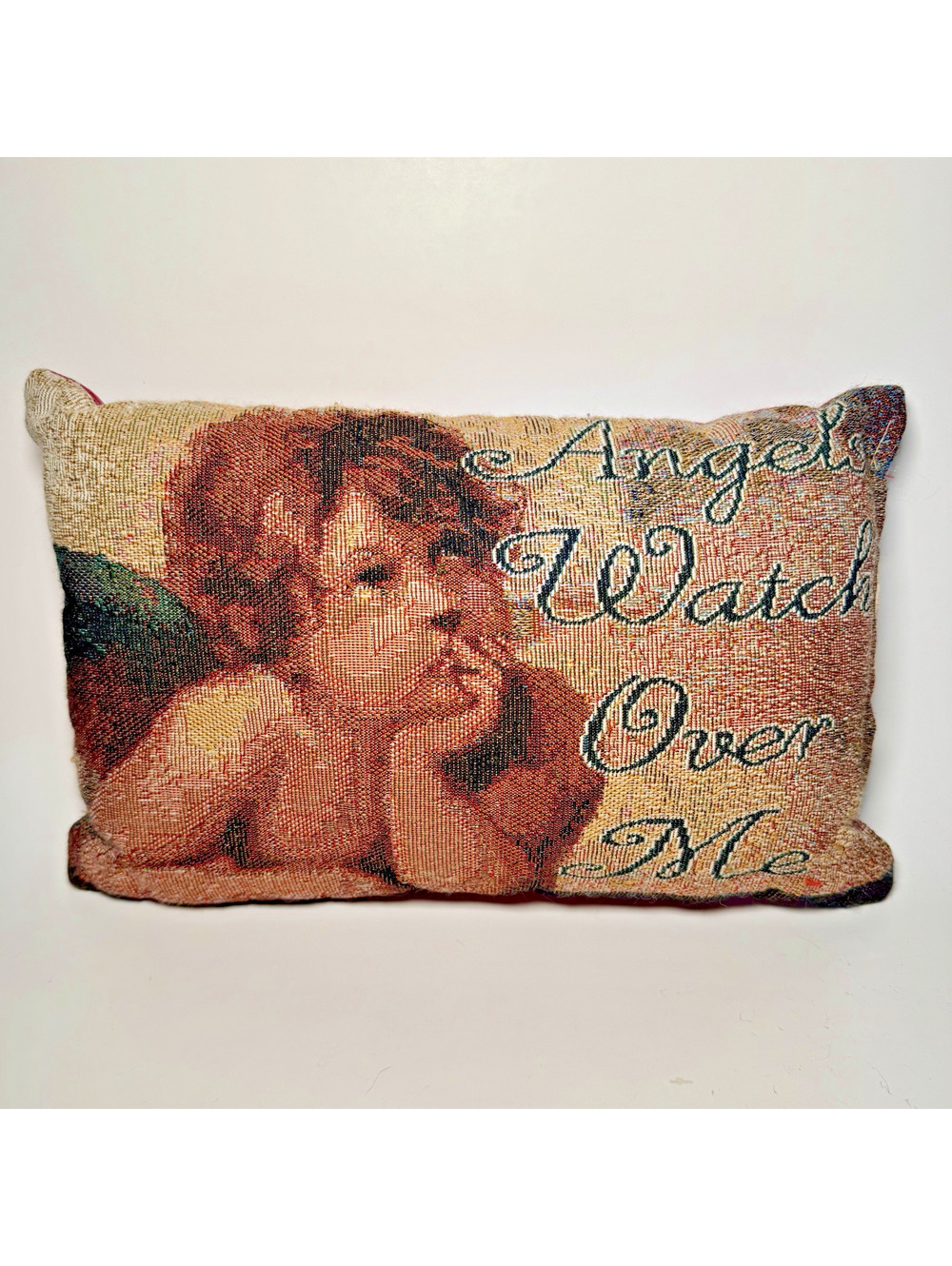 Boudoir Cotton Angel Decorative Pillow Multicolor Rectangle Classic Bedroom